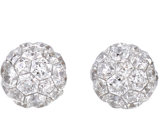 Jacob & Co. Jewelry Men's Cufflinks Diamond Ball Cufflinks 90710184