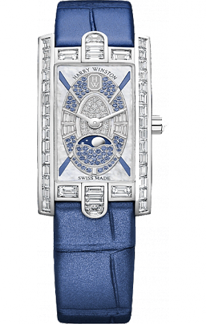 Harry Winston Harry Winston Avenue Mini Moon Phase 20th Anniversary AVCQMP16WW005