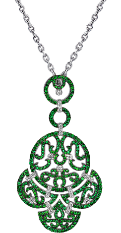 Jacob & Co. Jewelry Fine Jewelry Lace Tsavorite Pendant 91226206