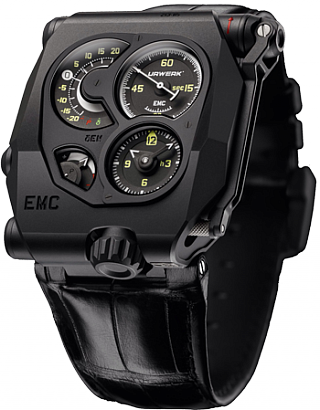 Urwerk EMC Black PVD Titanium & Steel EMC Black Urwerk EMC Black PVD Titanium & Steel EMC Black