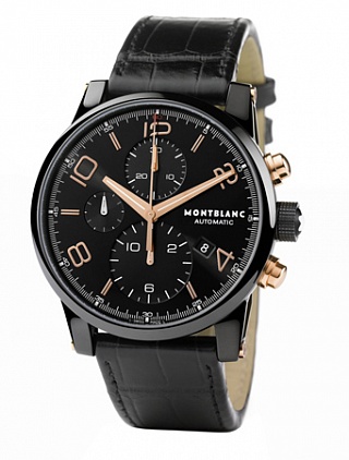 Montblanc TimeWalker Dual Carbon Chronograph 105805 Montblanc TimeWalker Dual Carbon Chronograph 105805