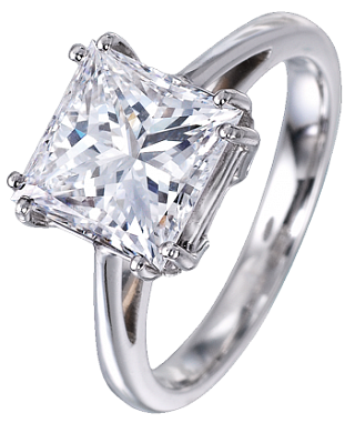 Jacob & Co. Jewelry Bridal Princess Cut Diamond Solitaire ENGPC314DQ Jacob & Co. Jewelry Bridal Princess Cut Diamond Solitaire ENGPC314DQ