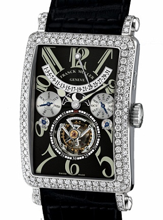 Franck Muller Архив Franck Muller Perpeutal Calendar Tourbillon Diamonds 1350 T QP