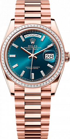 Rolex Day-Date 36mm Everose Gold 128395TBR-0032 Rolex Day-Date 36mm Everose Gold 128395TBR-0032