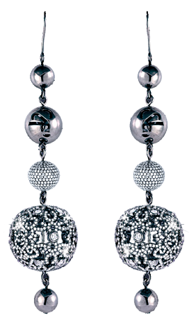 Jacob & Co. Jewelry Fine Jewelry Lace Sphere Drop Earrings 913LSDE