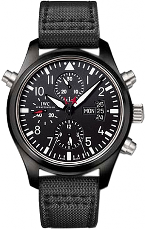IWC Pilot`s watches Double Chronograph Top Gun Mens Wristwatch IW379901