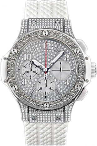 Hublot Big Bang 41 MM Steel White St Moritz Diamond 341.SE.9054.RW.174