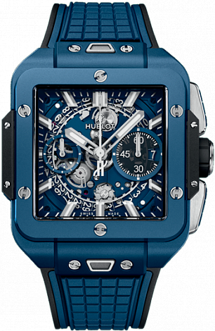 Hublot Square Bang Unico Blue Ceramic 821.EX.5170.RX