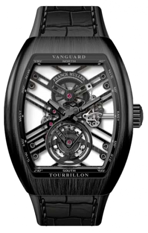 Franck Muller Vanguard Tourbillon Skeleton V 45 T SQT BL Ti