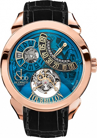 Jacob & Co. Watches Grand Complication Masterpieces PALATIAL FLYING TOURBILLON JUMPING HOURS PT510.40.NS.MB.A