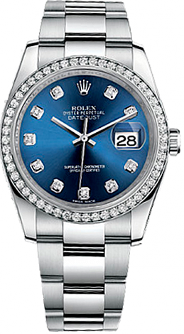 Rolex Архив Rolex 36mm Steel and White Gold 116244