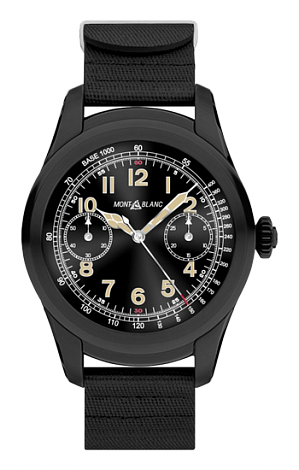 Montblanc Summit Smartwatch Black Steel Case 46mm 117537