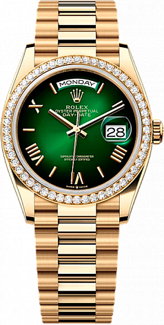 Rolex Day-Date 36mm Yellow Gold 128348rbr-0068 Rolex Day-Date 36mm Yellow Gold 128348rbr-0068