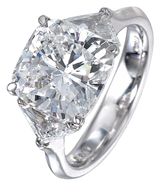 Jacob & Co. Jewelry Bridal Cushion-Cut Diamond Solitaire 90403243 Jacob & Co. Jewelry Bridal Cushion-Cut Diamond Solitaire 90403243