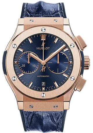 Hublot Classic Fusion Blue Chronograph King Gold 42 mm 541.OX.7180.RX