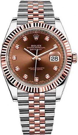 Rolex Datejust 36,39,41 mm 41 mm Steel and Everose gold 126331-0004