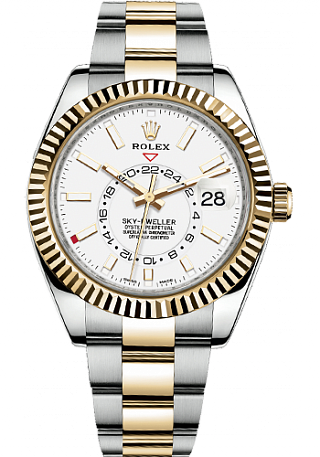 Rolex Sky-Dweller 42 mm Steel and Yellow Gold 326933-0009