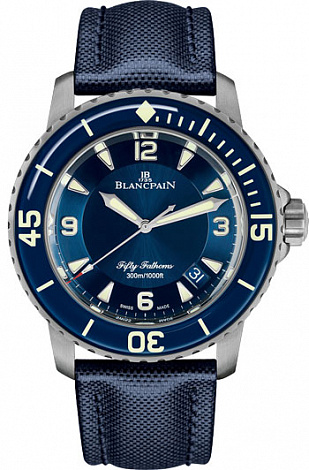 Blancpain Fifty Fathoms Automatic 45 mm 5015-12B40-O52A Blancpain Fifty Fathoms Automatic 45 mm 5015-12B40-O52A