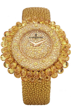 De Grisogono Watches Grappoli Yellow sapphires Pink gold  Baby S01
