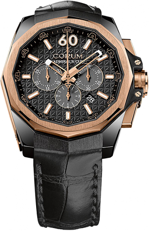 Corum Admiral`s Cup AC-I 45 Black Chronograph 132.201.86/0F01 AN11