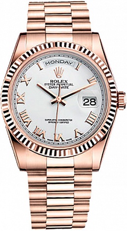 Rolex Day-Date 36mm Everose Gold 118235 wrd Rolex Day-Date 36mm Everose Gold 118235 wrd