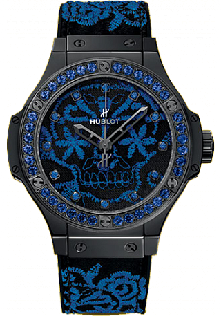 Hublot Архив Hublot Sugar Skull Fluo Cobalt Blue 343.CL.6590.NR.1201