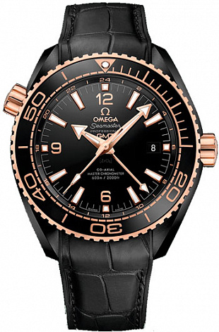Omega Seamaster Planet Ocean 600M Co‑axial GMT 45.5 mm 215.63.46.22.01.001
