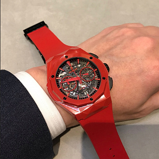 Aerofusion Chronograph Orlinski Red Ceramic 45 mm 01