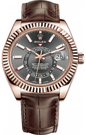 Rolex Sky-Dweller 42 mm Everose gold 326135-0008