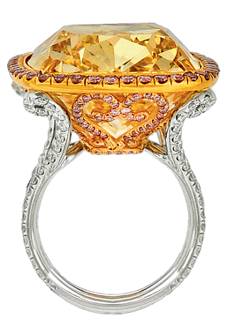 Jacob & Co. Jewelry Rare Diamonds Fancy Intense Yellow Diamond Solitaire 91019660