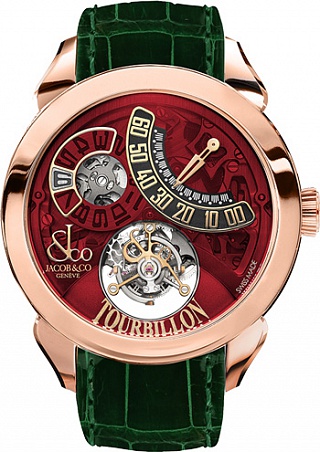 Jacob & Co. Watches Grand Complication Masterpieces PALATIAL FLYING TOURBILLON JUMPING HOURS PT510.40.NS.PR.A