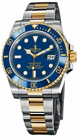 Rolex Submariner 40mm Steel and Yellow Gold Ceramic 116613LB