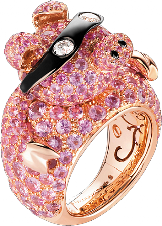 De Grisogono Jewelry Crazymals Collection Ring 52042/04