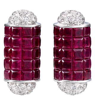 Jacob & Co. Jewelry Men's Cufflinks Ruby & Diamond Cufflinks 90815378 Jacob & Co. Jewelry Men's Cufflinks Ruby & Diamond Cufflinks 90815378