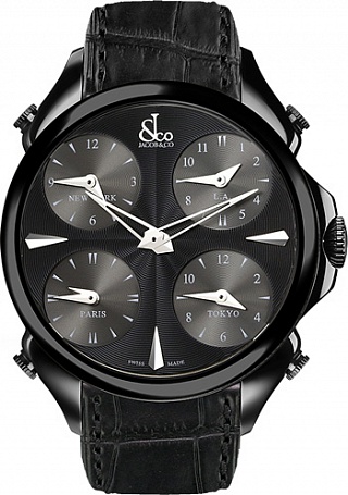 Jacob & Co. Watches Gents Collection Palatial Five Time Zone PZ500.11.NS.LA.A