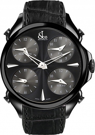 Jacob & Co. Watches Gents Collection Palatial Five Time Zone PZ500.11.NS.LA.A Jacob & Co. Watches Gents Collection Palatial Five Time Zone PZ500.11.NS.LA.A
