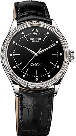 Rolex Cellini 39 mm White Gold 50609RBR