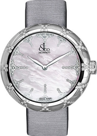 Jacob & Co. Watches Ladies Collection BRILLIANT HALF PAVE 210.030.10.RZ.LZ.3NS