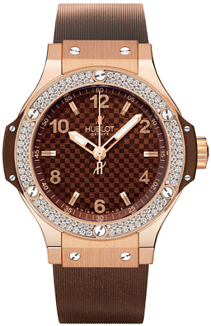 Hublot Архив Hublot Red Gold Cappuccino Diamonds 361.PC.3380.RC.1104