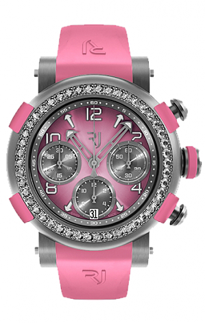 Romain Jerome ARRAW Chronograph 42 Titanium Pink Diamonds 1M42C.TTTR.4520.RB.1101 Romain Jerome ARRAW Chronograph 42 Titanium Pink Diamonds 1M42C.TTTR.4520.RB.1101