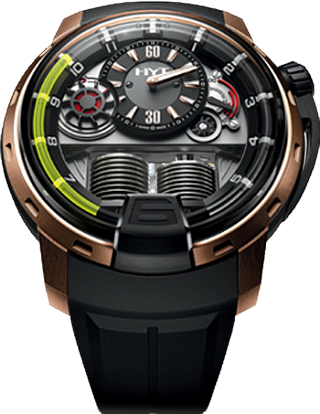 HYT H1 BLACK DLC-PINK GOLD 148-DG-22-GF-RU