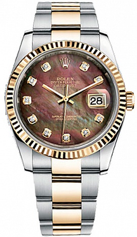 Rolex Архив Rolex 36 mm Steel and Yellow Gold 116233 Oyster bracelet