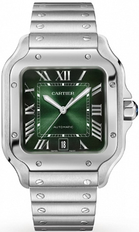 Cartier Santos de Cartier Green large model WSSA0062