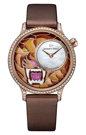 Jaquet Droz Les Ateliers d`Art Petite Heure Minute Smalta Clara Tiger J005503500 Jaquet Droz Les Ateliers d`Art Petite Heure Minute Smalta Clara Tiger J005503500