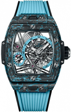 Hublot Spirit of Big Bang 42mm Tourbillon Carbon Sky Blue 645.QL.5117.RX