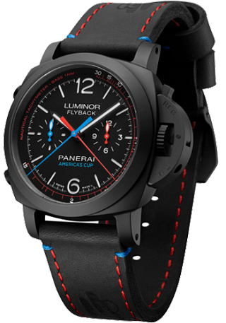 PANERAI LUMINOR 1950 ORACLE TEAM USA 3 Days Chrono Flyback Automatic Ceramica - 44 мм PAM00725 PANERAI LUMINOR 1950 ORACLE TEAM USA 3 Days Chrono Flyback Automatic Ceramica - 44 мм PAM00725