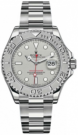 Rolex Yacht-Master 40mm Platinum and Steel 116622 Silver