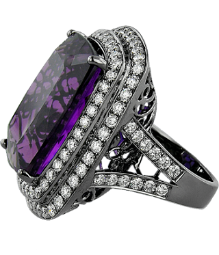 Jacob & Co. Jewelry High Jewelry Amethyst Diamond Ring 91327336 Jacob & Co. Jewelry High Jewelry Amethyst Diamond Ring 91327336