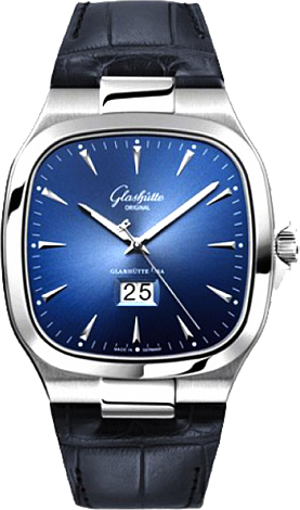 Glashutte Original 20th Century Vintage Seventies Panorama Date 39-47-13-12-04