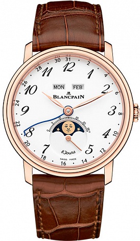 Blancpain Villeret Quantième Complet 8 Jours 6639A-3631-55B Blancpain Villeret Quantième Complet 8 Jours 6639A-3631-55B
